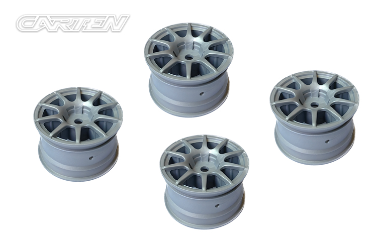 NBA267 10 Spoke Wheel +1mm (Gray)