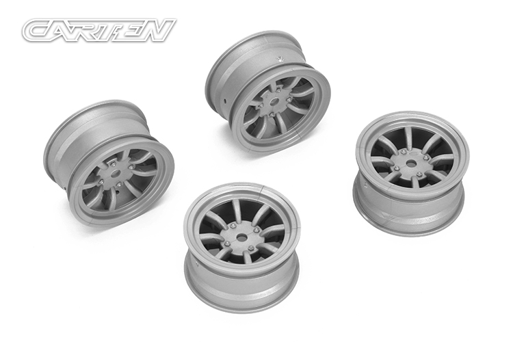 NBA261 8 Spoke Wheel +1mm (Gray)