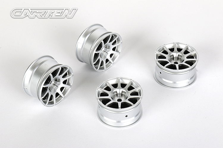 NBA268 10 Spoke Wheel +4mm (Silver)