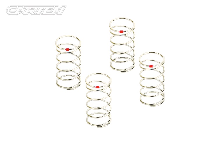 NHA510 T410 Rally Front shock spring14x30-7N-red