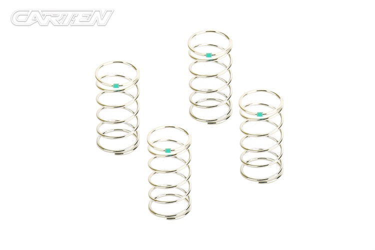 NHA511 T410 Rally Front shock spring14x30-7 3/4N-green