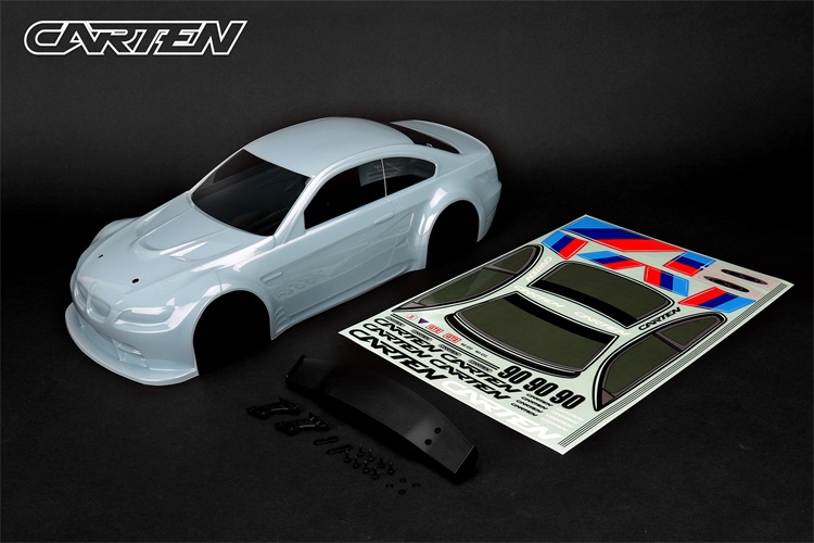 NHA901GR 1/10 M3 GT2 Painted Body /GRAY (190mm)