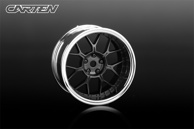 NHA562 2PCS OFFSET CHANGEABLE WHEEL SET(14SPOKE/MATTE BLACK)