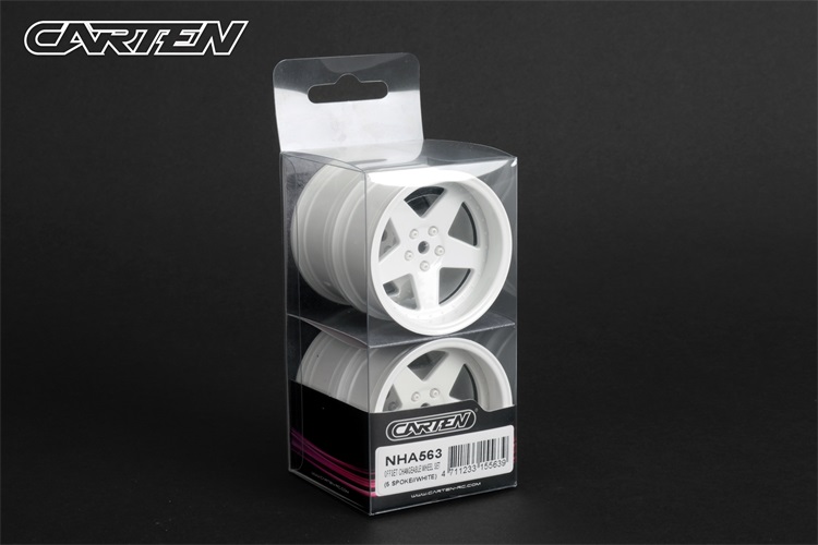 NHA563 OFFSET CHANGEABLE WHEEL SET(5 SPOKE/WHITE )