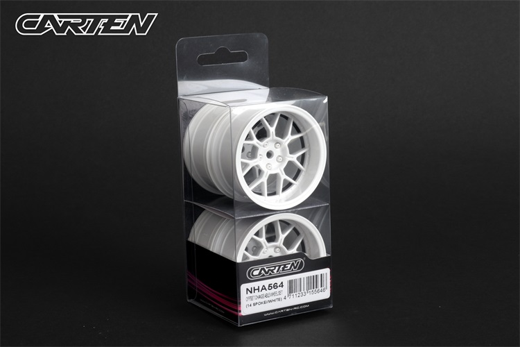 NHA564 OFFSET CHANGEABLE WHEEL SET(14 SPOKE/HITE )