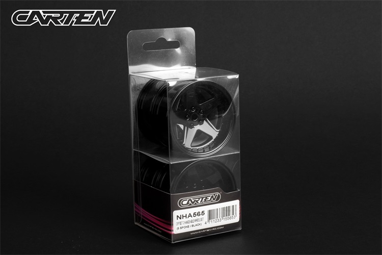 NHA565 OFFSET CHANGEABLE WHEEL SET(5 SPOKE/BLACK)